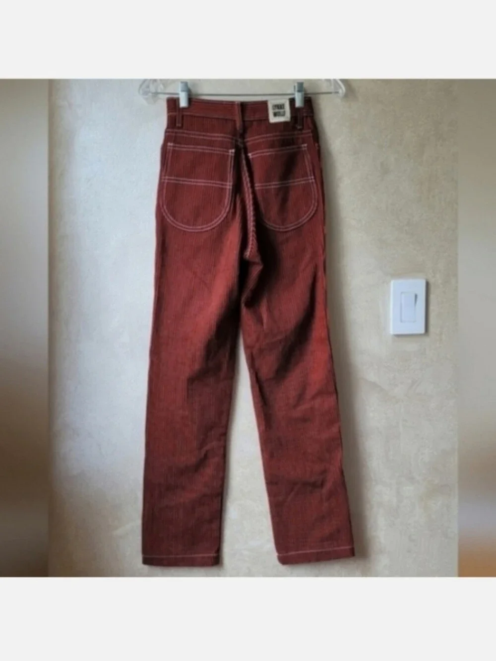 LYKKE WULLF WORKWEAR STRIPED JEANS